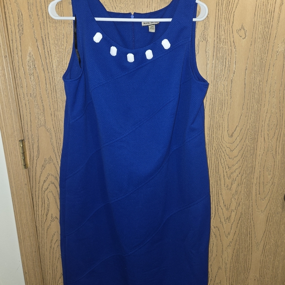 Elegant Blue Midi Dress